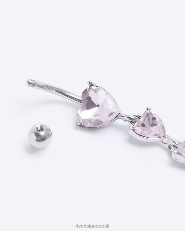 tarvikud roosa naised River Island kaunistatud kukkumiskõhuriba 44TLL4904