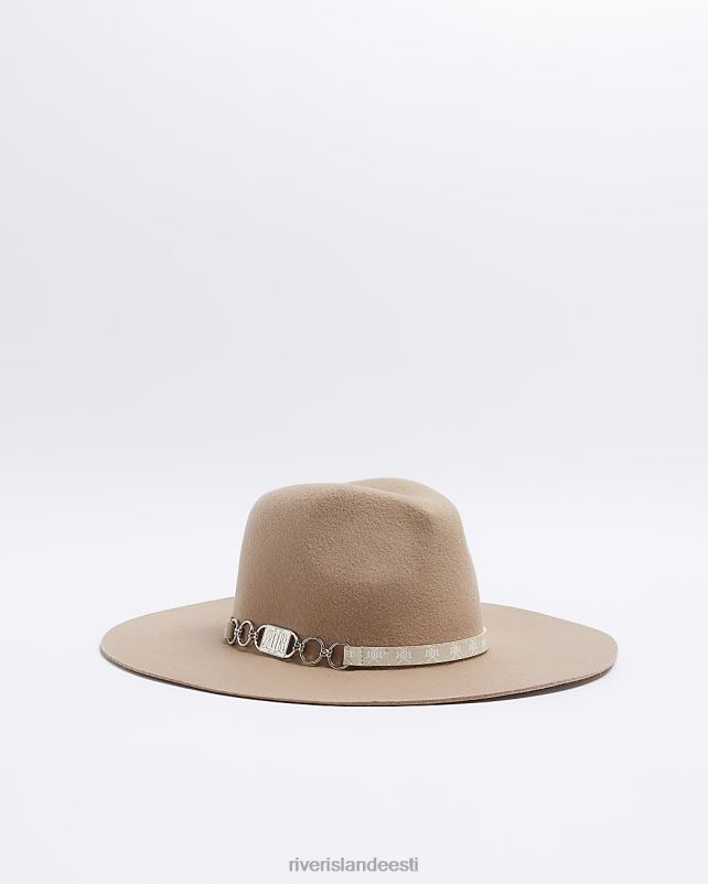 tarvikud beež naised River Island villane fedora 44TLL4907