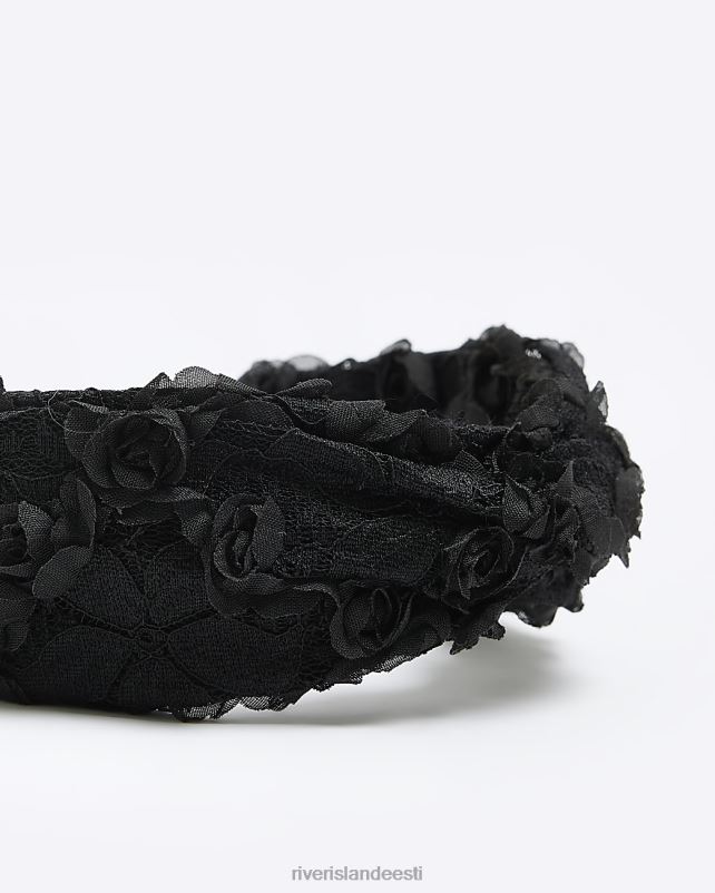 tarvikud must naised River Island pitsist volangidega peapael 44TLL4659