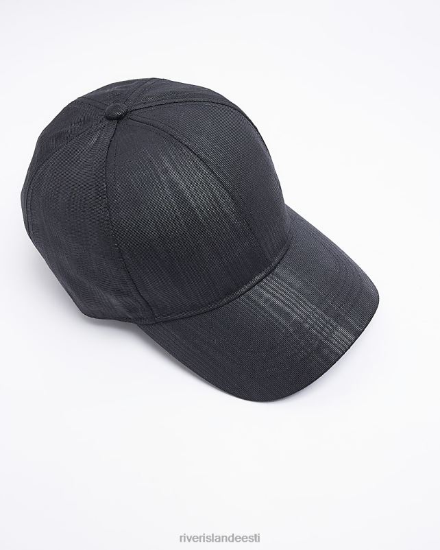 tarvikud must naised River Island satiinist müts 44TLL4901