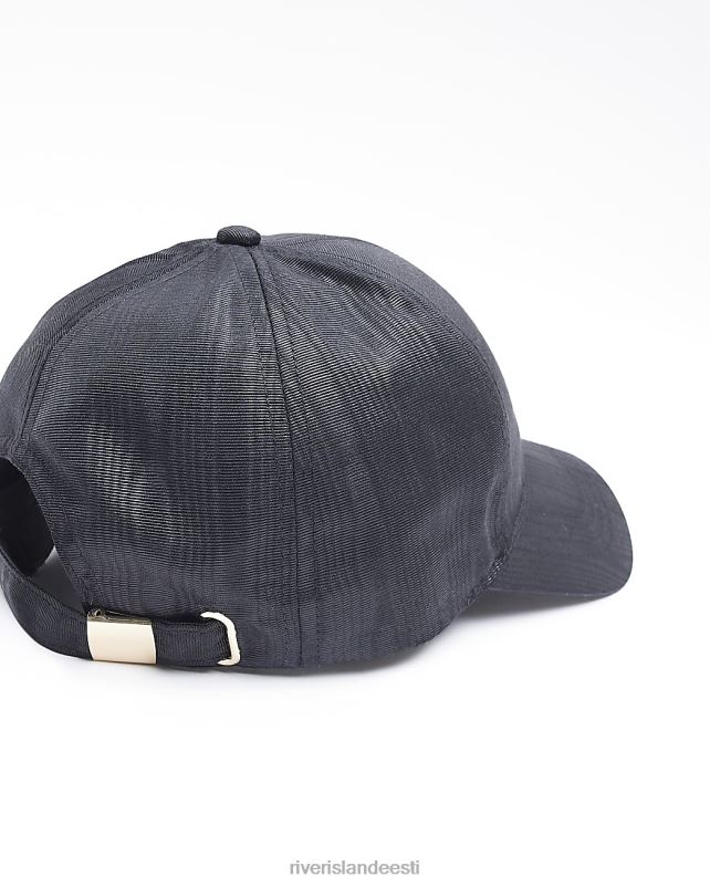 tarvikud must naised River Island satiinist müts 44TLL4901