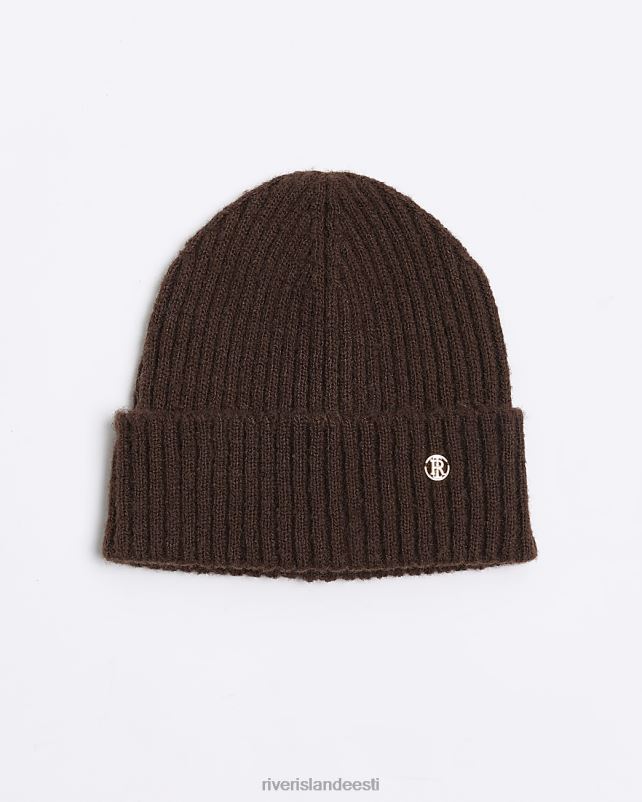 tarvikud pruun naised River Island kootud nokamüts 44TLL1022