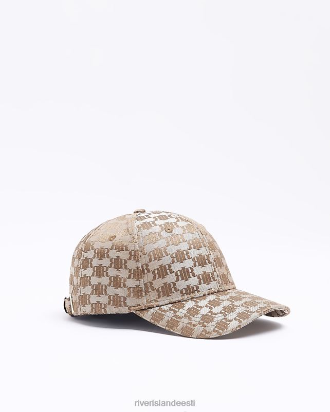 tarvikud pruun naised River Island ri monogramm žakaarkork 44TLL4906