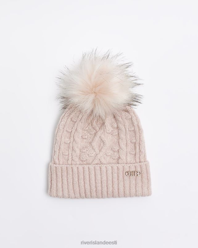 tarvikud roosa naised River Island kaabliga kootud nokamüts 44TLL630