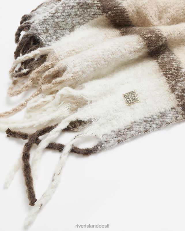 tarvikud beež naised River Island raskekaalu kontrollsall 44TLL4124