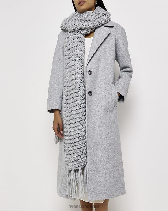 tarvikud hall naised River Island turske kootud sall 44TLL4633