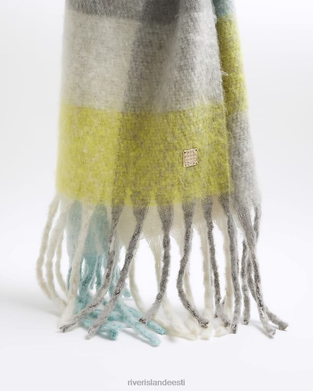 tarvikud kollane naised River Island raskekaalu kontrollsall 44TLL3990