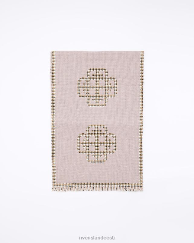 tarvikud roosa naised River Island kootud tšekk sall 44TLL4121