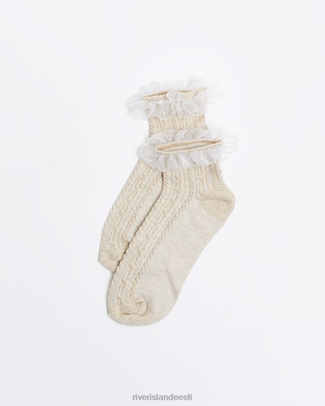 tarvikud beež naised River Island sats pahkluu sokid 44TLL1344