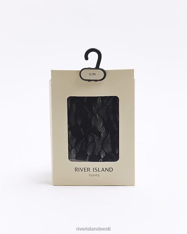 tarvikud must naised River Island pitsist sukkpüksid 44TLL877