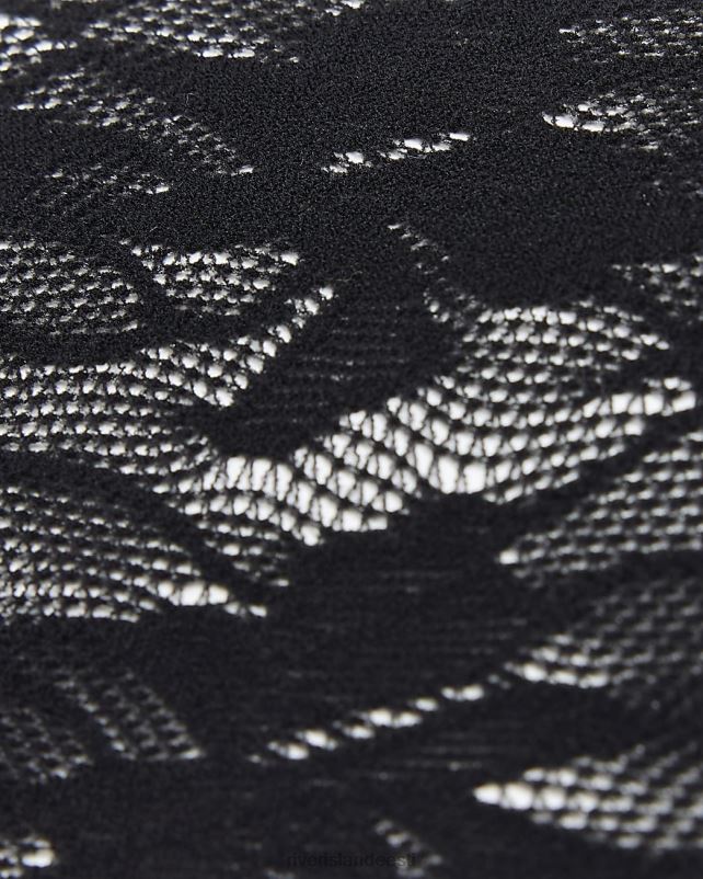 tarvikud must naised River Island pitsist sukkpüksid 44TLL877