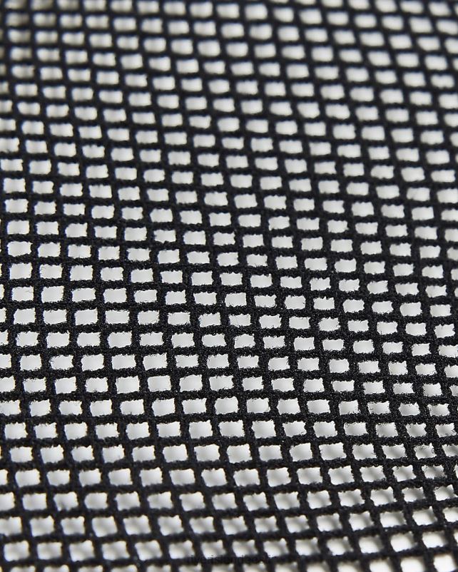 tarvikud must naised River Island võrkpitsiga ääristatud sokid 44TLL4204