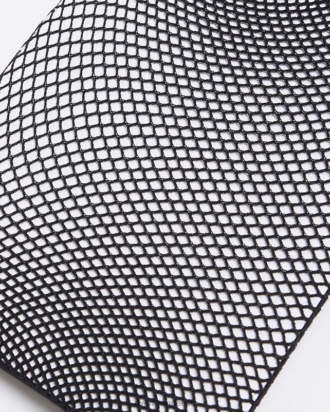 tarvikud must naised River Island võrksukkpüksid 44TLL4090