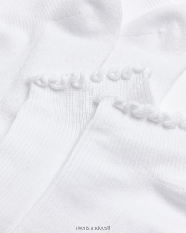tarvikud valge naised River Island volangsokid multipakend 44TLL948