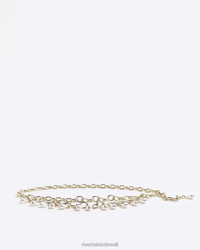 tarvikud kullast naised River Island pärlmutter keti rihm 44TLL4833