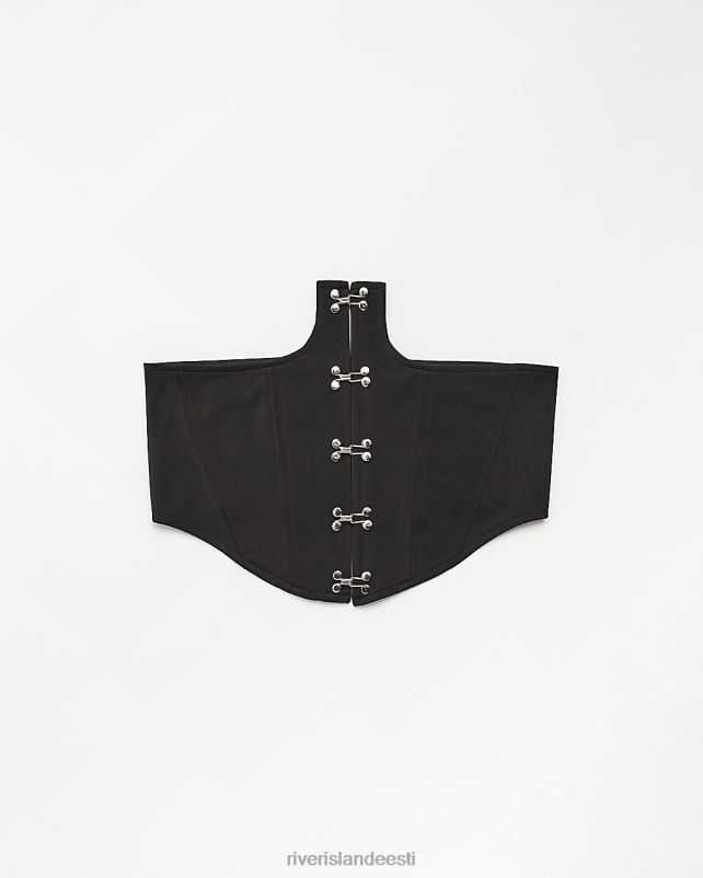 tarvikud must naised River Island korseti vöö 44TLL4926