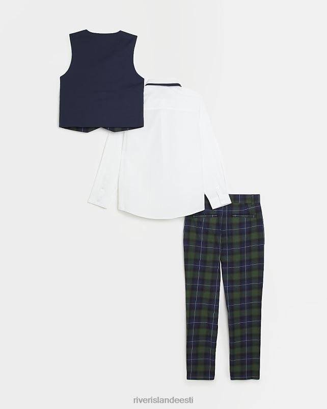 kehakate roheline poisid River Island b kontrollige tartanist ülikonnakomplekti 44TLL6770