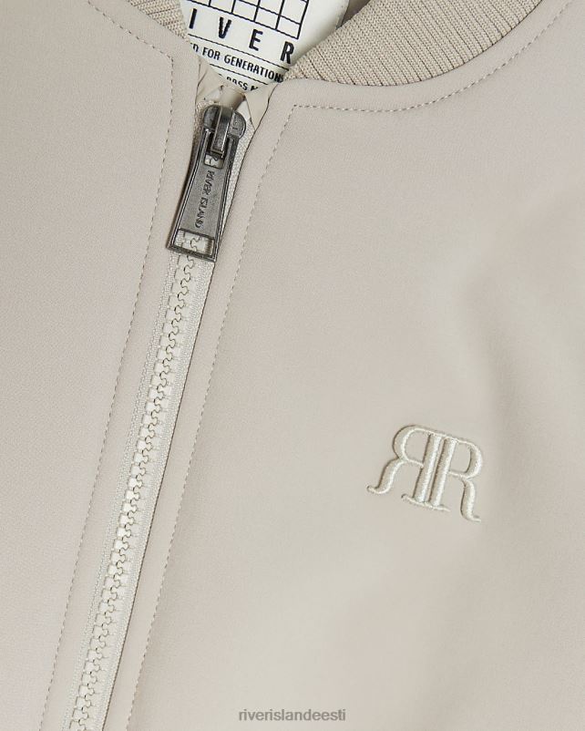 kehakate beež poisid River Island b tõmblukuga nutikas bomberjope 44TLL3659