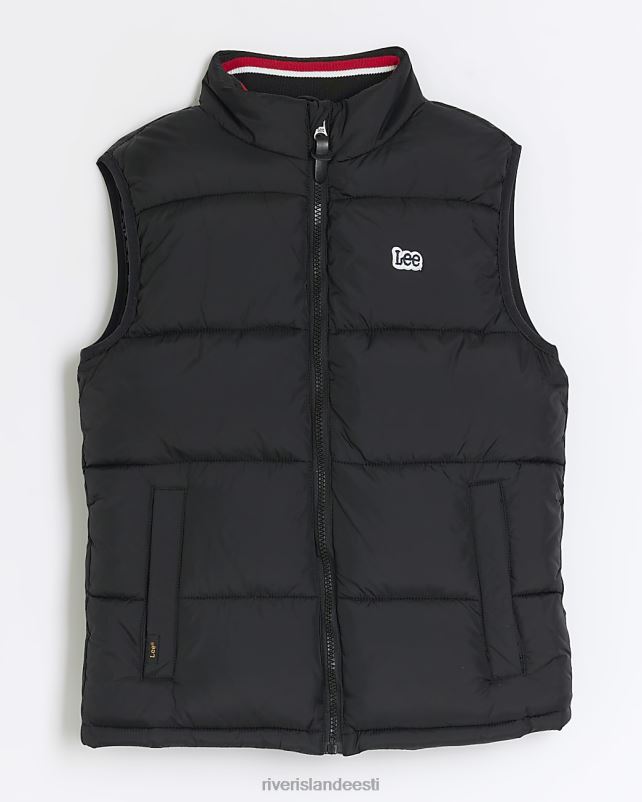 kehakate must poisid River Island b lee polsterdatud gilet 44TLL6986