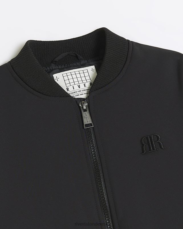 kehakate must poisid River Island b polsterdatud varrukatega bomber jope 44TLL3658