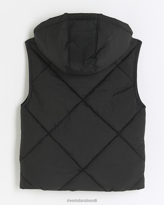 kehakate must poisid River Island b tepitud kapuutsiga vutt 44TLL6858