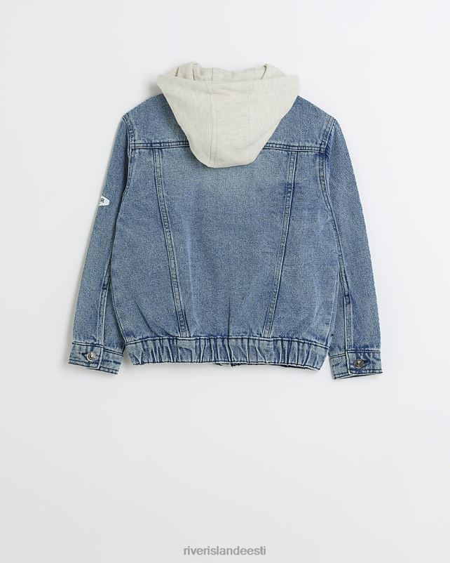 kehakate sinine poisid River Island b kapuutsiga teksajakk 44TLL6908