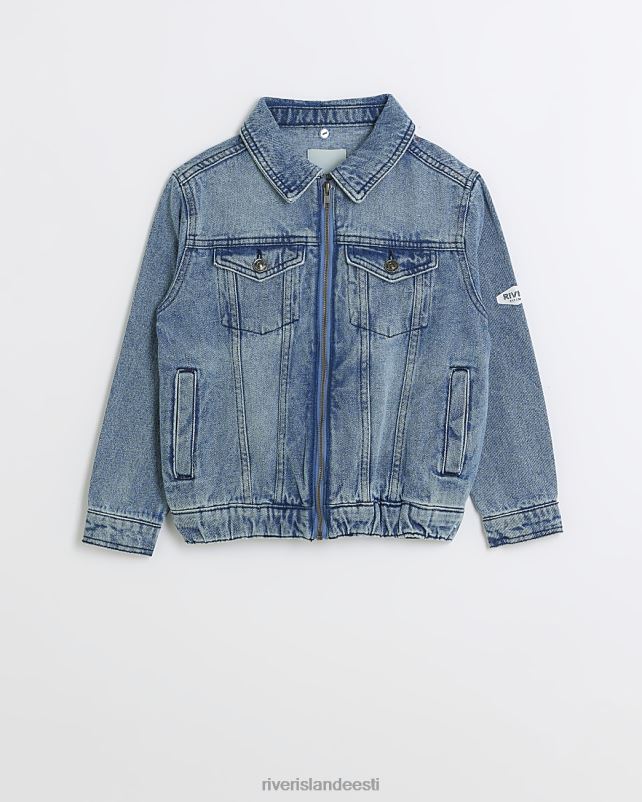 kehakate sinine poisid River Island b kapuutsiga teksajakk 44TLL6908