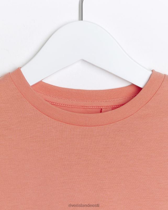 kehakate korallid poisid River Island mini lühikeste varrukatega T-särk 44TLL3553