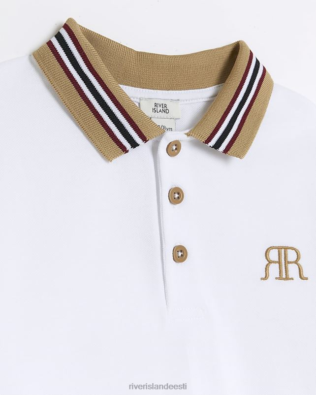 kehakate valge poisid River Island b ri pikkade varrukatega polo 44TLL6787
