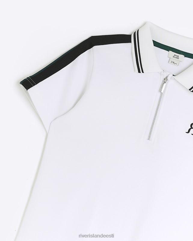 kehakate valge poisid River Island b teibitud polo 44TLL6794