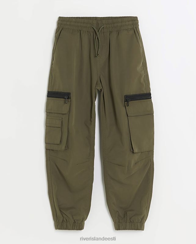 kehakate khaki poisid River Island b mansettidega lastijooksjad 44TLL3657