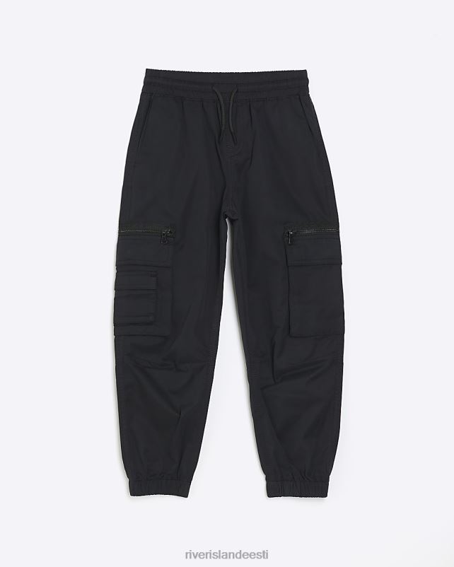 kehakate must poisid River Island b mansettidega cargo püksid 44TLL6842