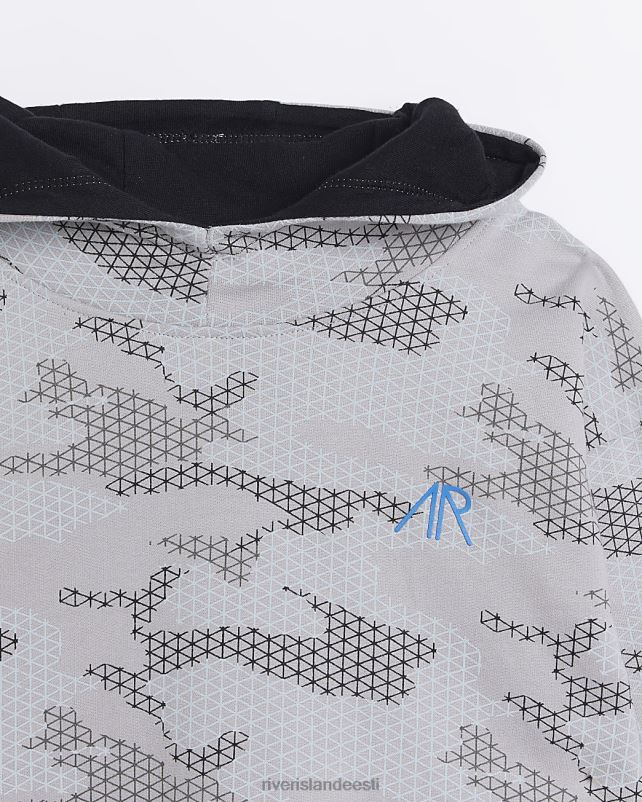 kehakate hall poisid River Island b angel & Rocket camo mustriga kapuuts 44TLL6997