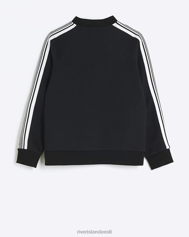 kehakate must poisid River Island b teibitud lukuga ülaosa 44TLL6854