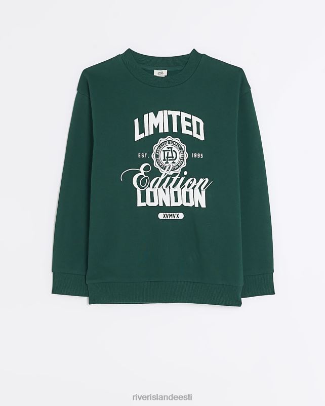 kehakate roheline poisid River Island b graafiline dressipluus 44TLL6796