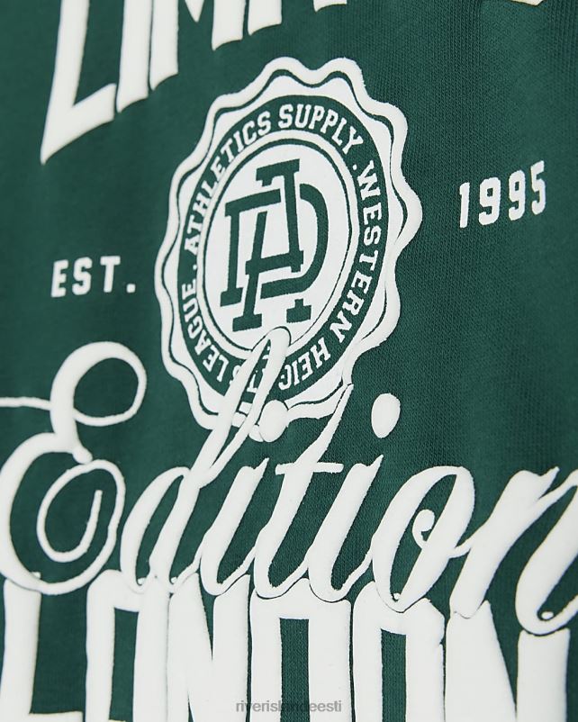 kehakate roheline poisid River Island b graafiline dressipluus 44TLL6796