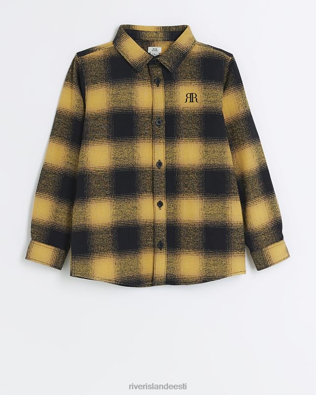 kehakate kollane poisid River Island b check overshirt 44TLL6785