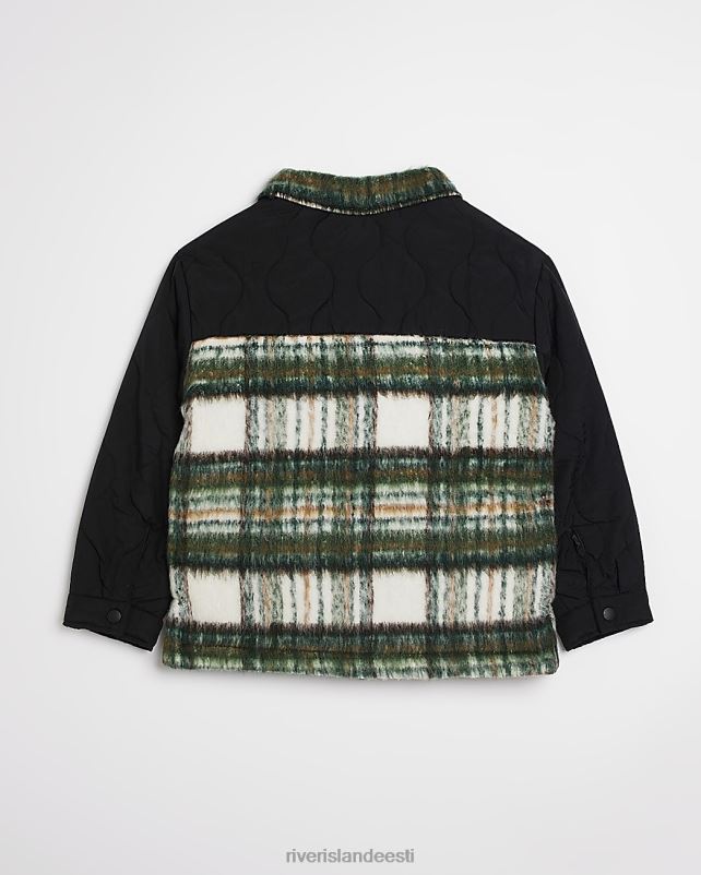 kehakate roheline poisid River Island b tekstuuriga kontrollimisnupp üles shacket 44TLL6831