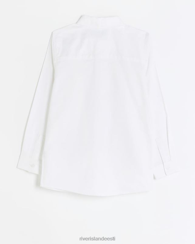 kehakate valge poisid River Island b pikkade varrukatega oxfordi särk 44TLL6799