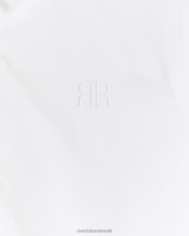 kehakate valge poisid River Island b pikkade varrukatega oxfordi särk 44TLL6799