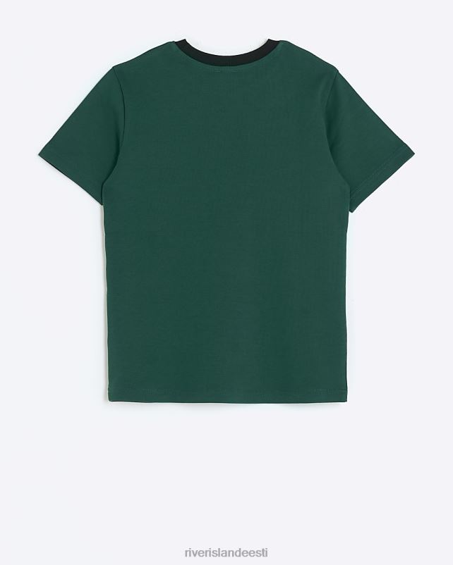 kehakate roheline poisid River Island b ri graafiline t-särk 44TLL3625