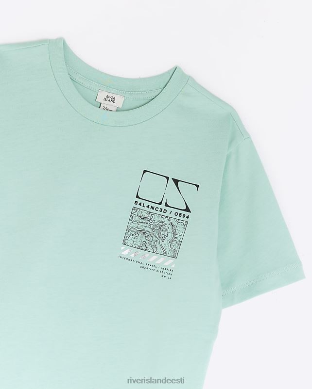 kehakate sinine poisid River Island b kosmoseraketi t-särk 44TLL6835