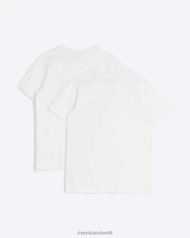 kehakate valge poisid River Island b ri t-särk 2 pakk 44TLL3653