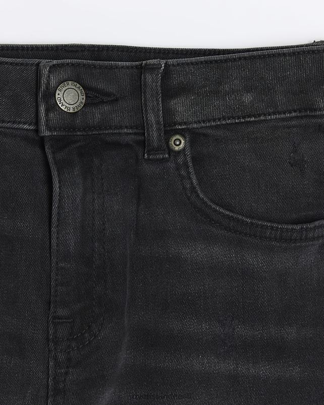 kehakate must poisid River Island b õhukesed rebenenud teksad 44TLL6825