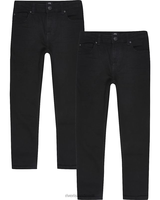 kehakate must poisid River Island b skinny fit teksad 2 pakk 44TLL6938