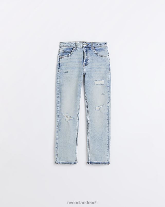 kehakate sinine poisid River Island b kerge pesu rebenenud slim fit teksad 44TLL6911