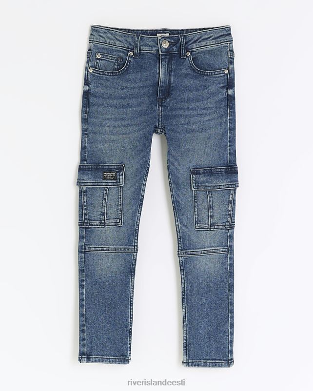 kehakate sinine poisid River Island b pestud skinny cargo teksad 44TLL6774