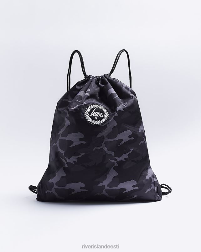 tarvikud roheline poisid River Island b hype camo print nööriga kott 44TLL6977