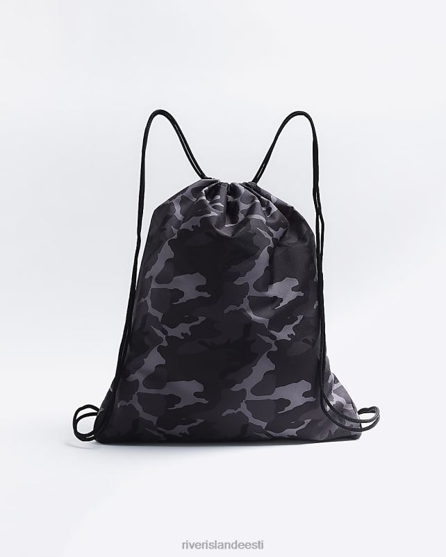 tarvikud roheline poisid River Island b hype camo print nööriga kott 44TLL6977