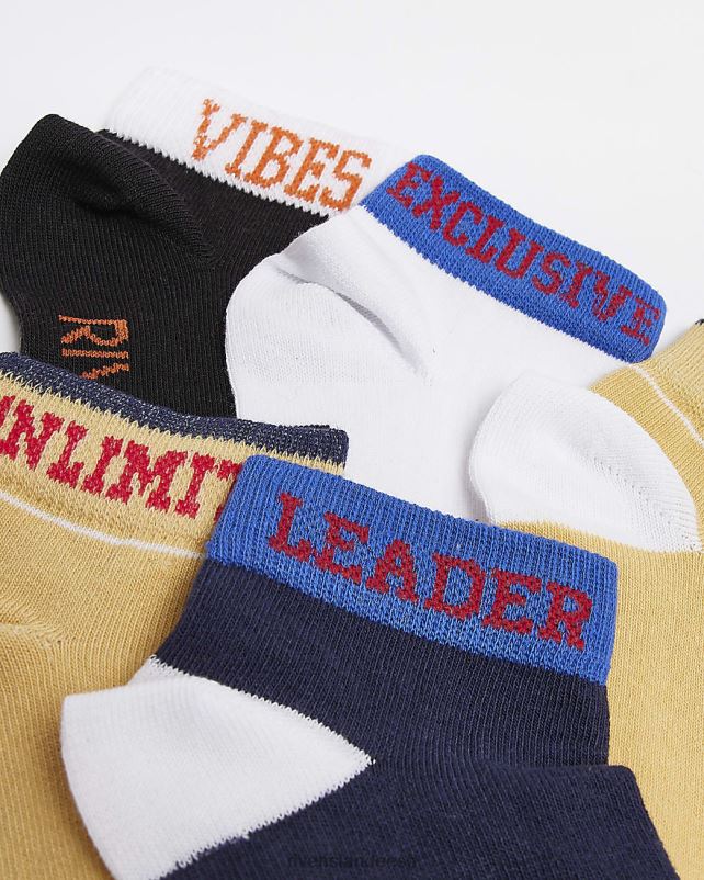 tarvikud kollane poisid River Island b ri trennisokid 5 tk 44TLL6984